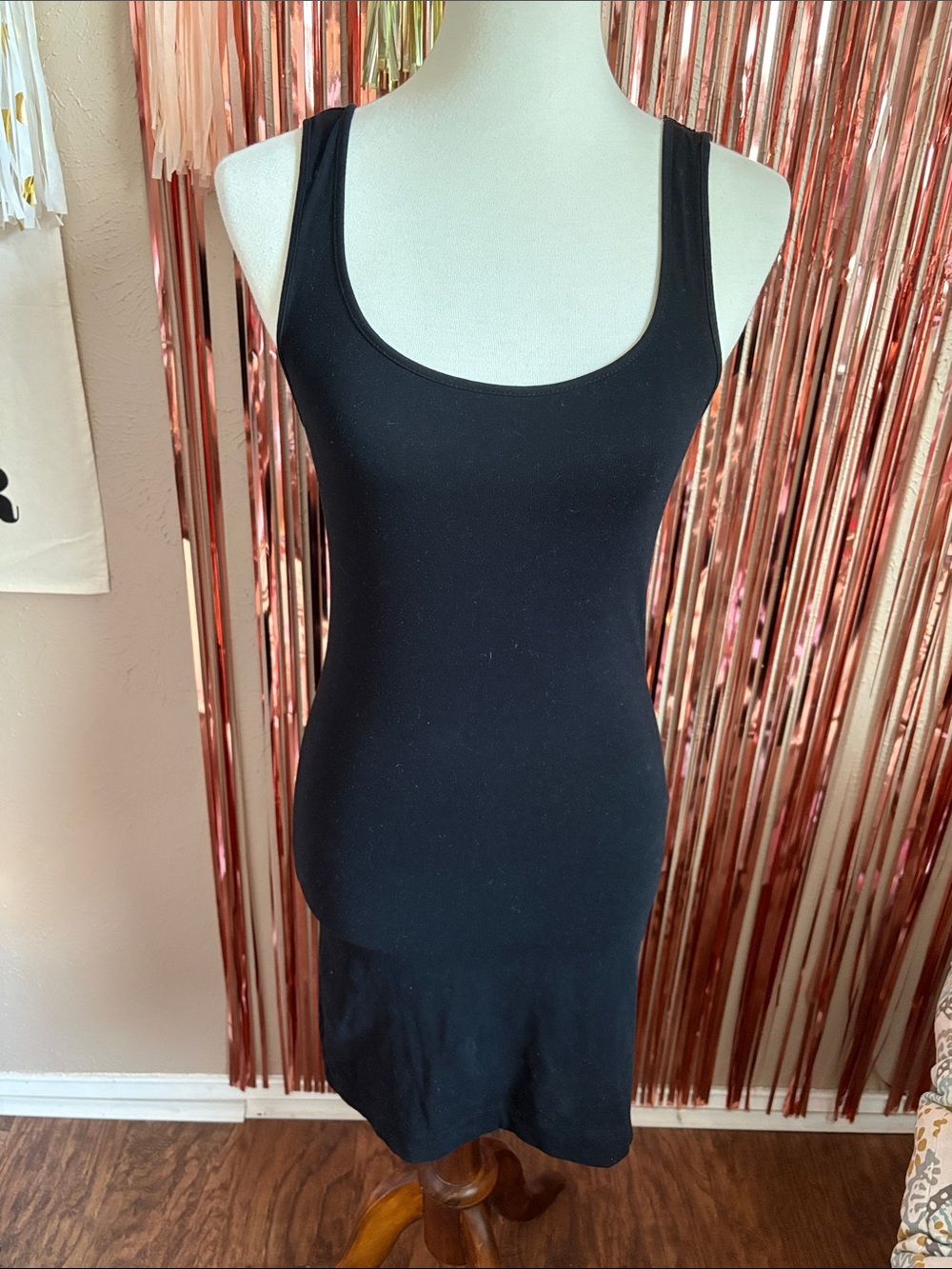 H&M Black Mini Tank Dress